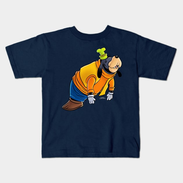 Goofy Manatee Kids T-Shirt by jomiha